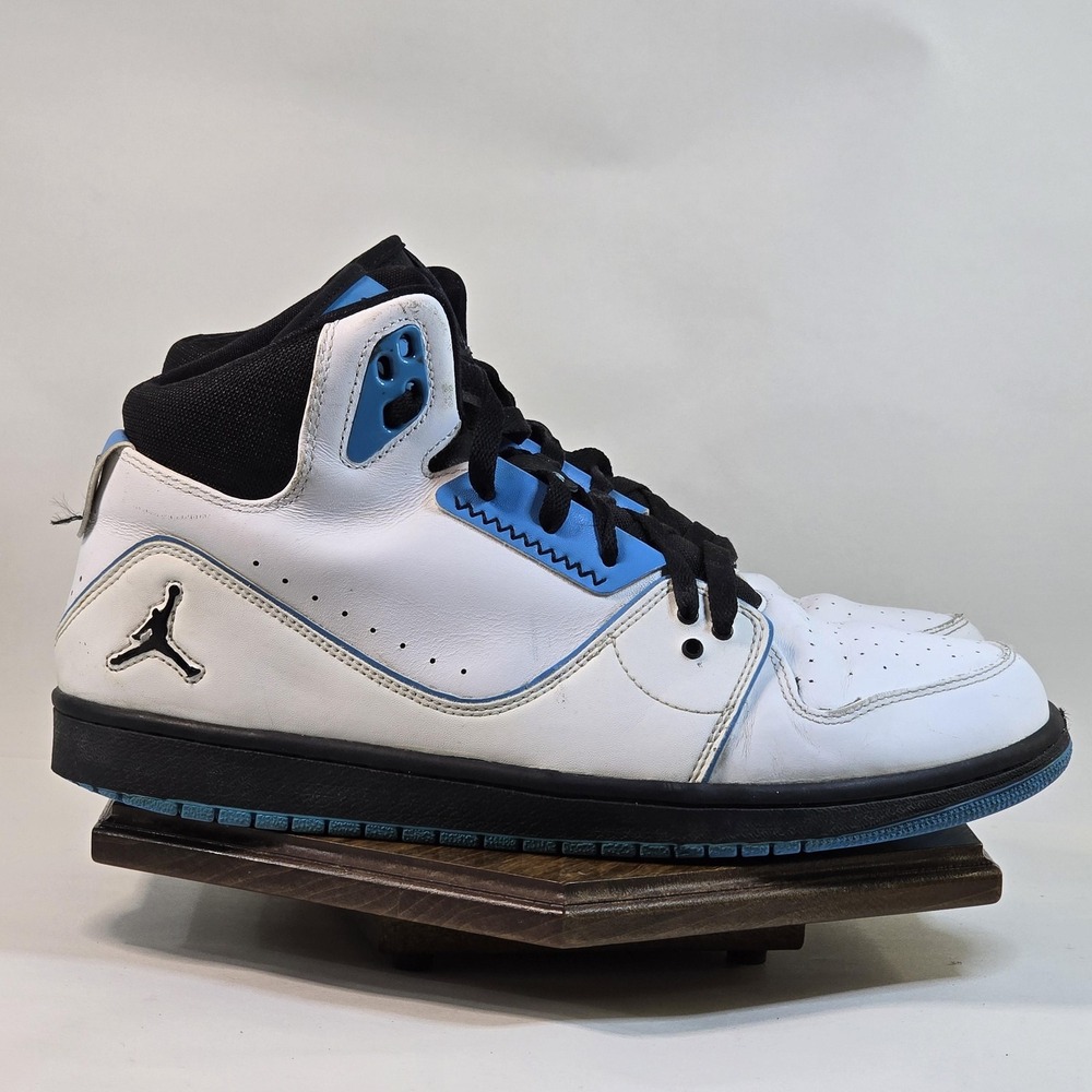 Air Jordan 1 Flight 2 Shoes Mens‎ Size 11 White University Blue UNC 555798-106